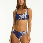 Aloha Regular Cheeky Bikini Pant - French Navy - Simply Beach UK