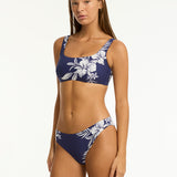 Aloha Regular Cheeky Bikini Pant - French Navy - Simply Beach UK