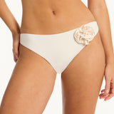 Casa Del Mar Regular Cheeky Bikini Pant - Coconut - Simply Beach UK