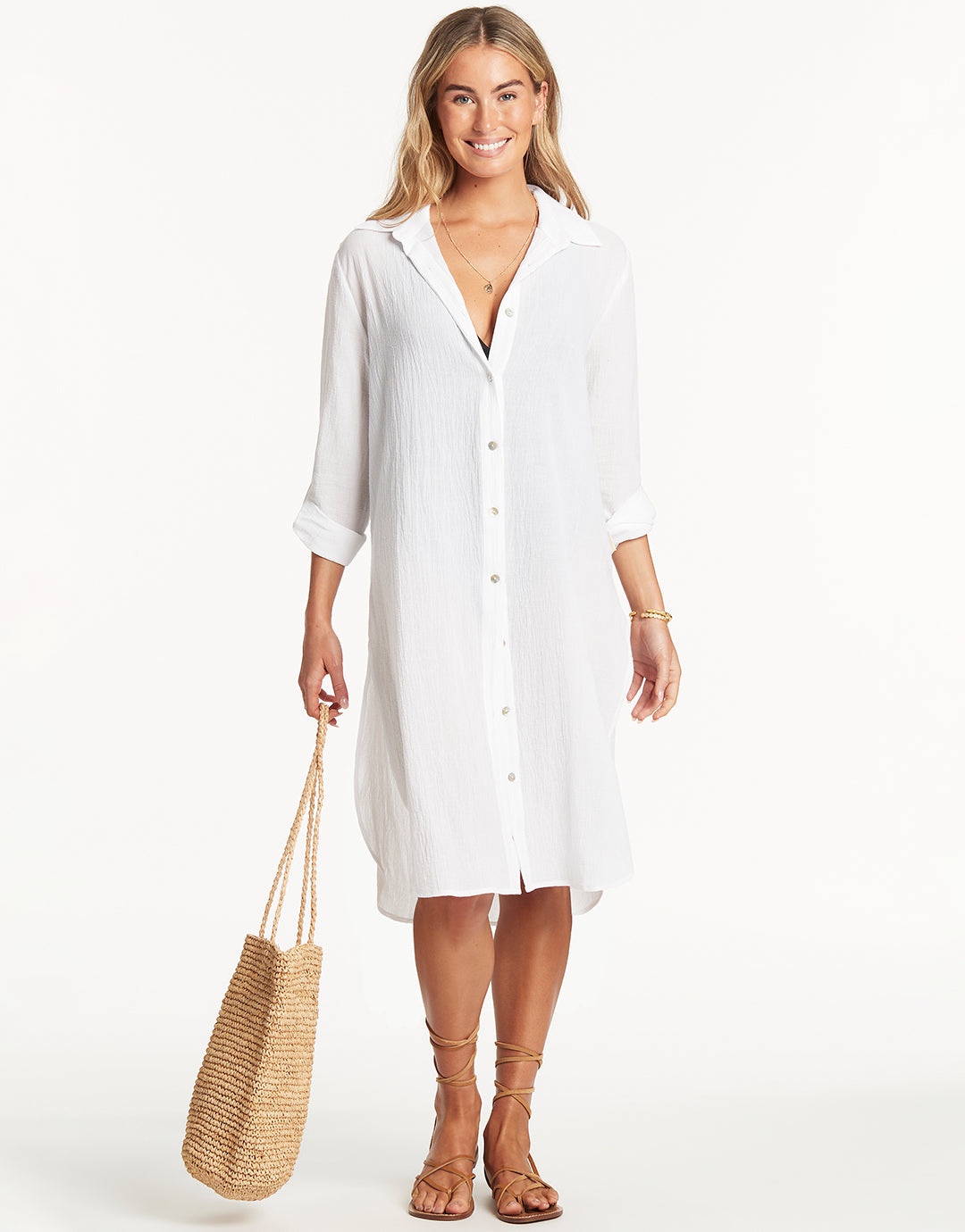 Vacation Beach Shirt - White - Simply Beach UK