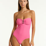 Spinnaker U Bar Bandeau Swimsuit - Candy - Simply Beach UK