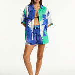 Sublime Aloha Beach Shirt - Cobalt - Simply Beach UK