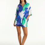 Sublime Aloha Beach Shirt - Cobalt - Simply Beach UK