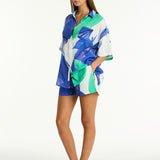 Sublime Aloha Beach Shirt - Cobalt - Simply Beach UK