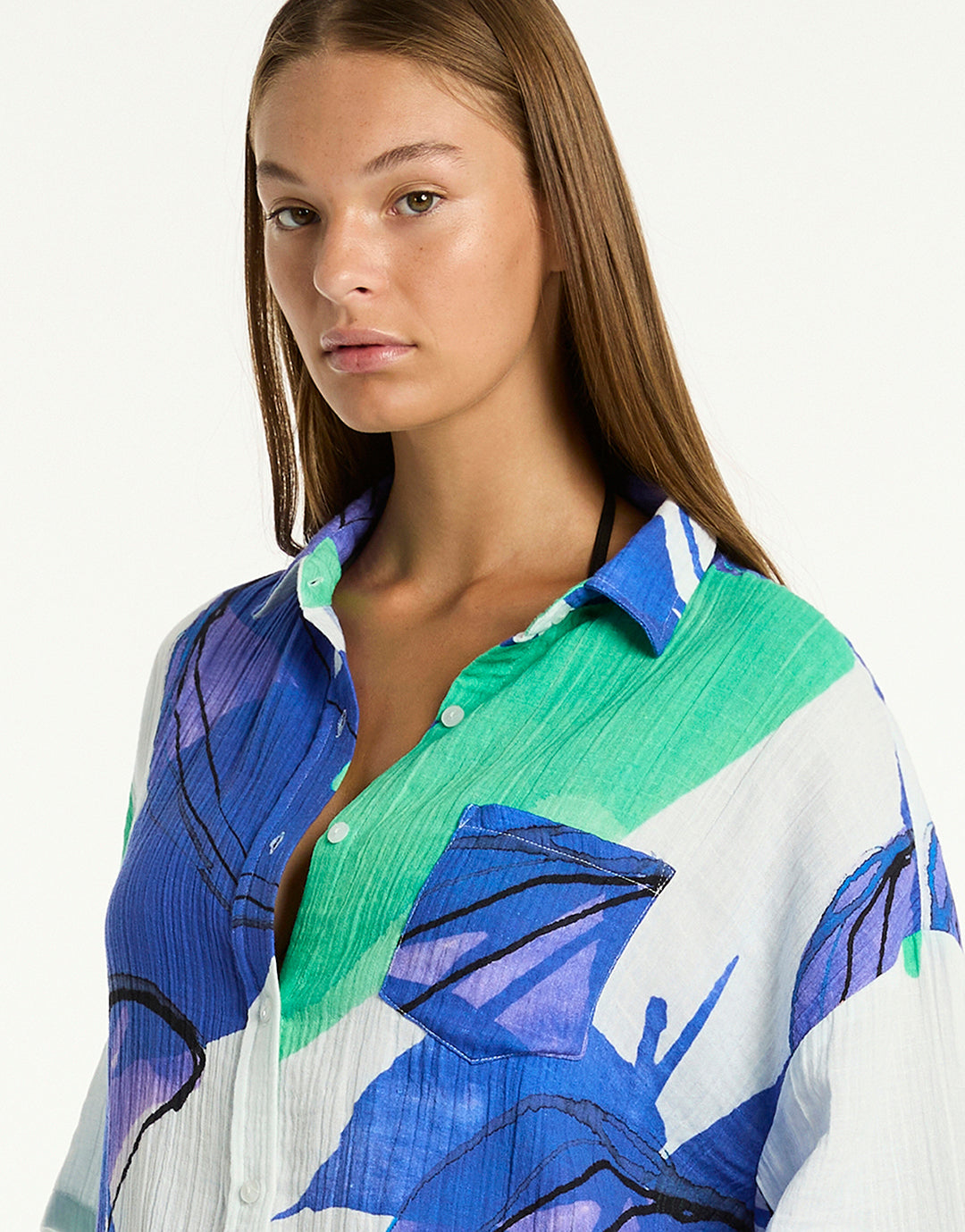 Sublime Aloha Beach Shirt - Cobalt - Simply Beach UK