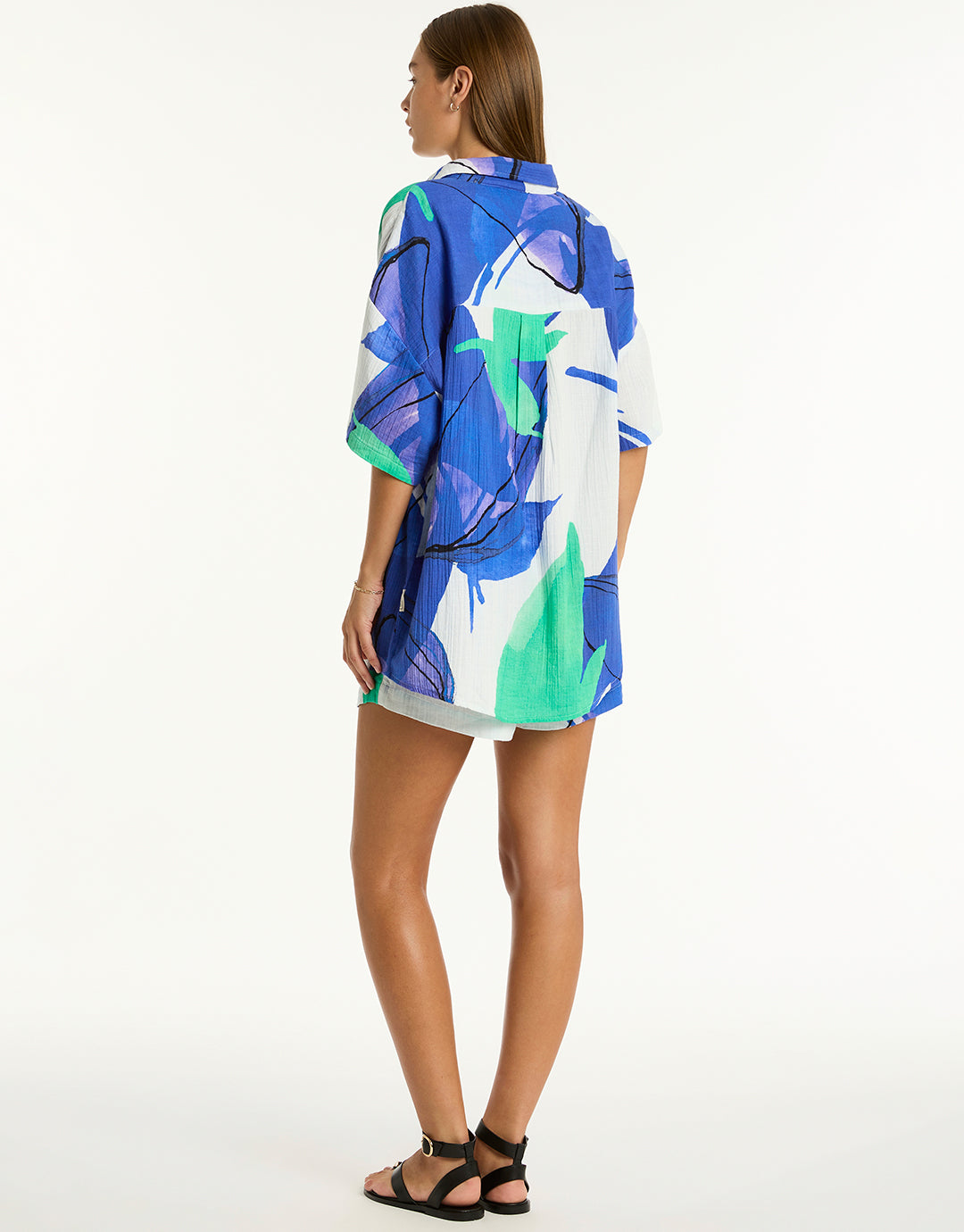 Sublime Aloha Beach Shirt - Cobalt - Simply Beach UK