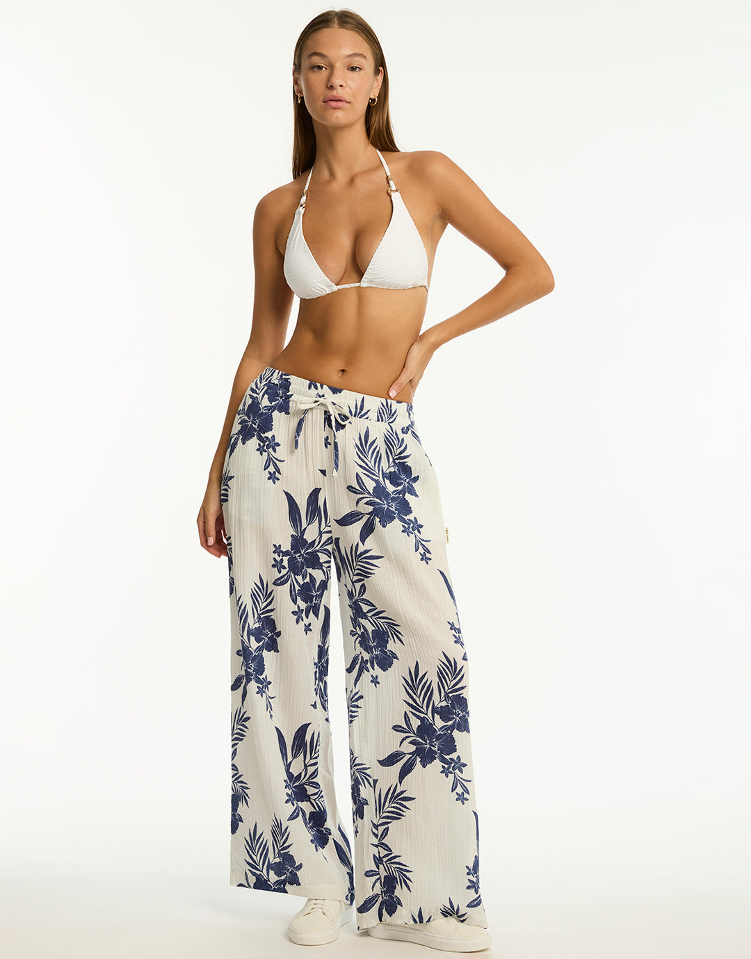 Aloha Beach Pants - White - Simply Beach UK