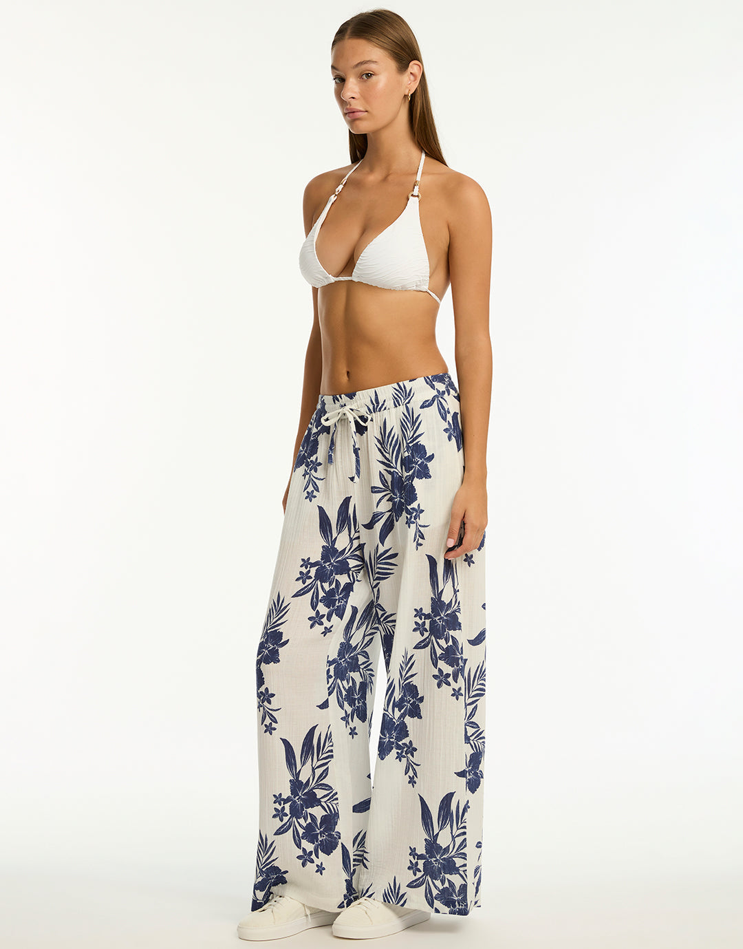 Aloha Beach Pants - White - Simply Beach UK