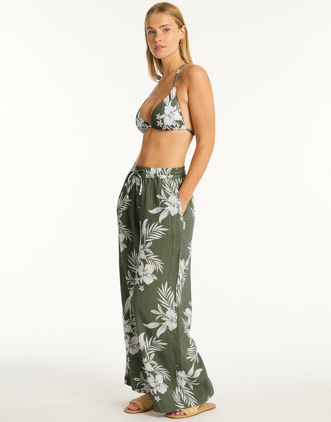 Aloha Beach Pants - Khaki - Simply Beach UK