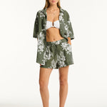 Aloha Beach Shirt - Khaki - Simply Beach UK