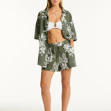 Aloha Beach Shirt - Khaki - Simply Beach UK