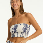 Aloha Beach Bandeau Top - White - Simply Beach UK