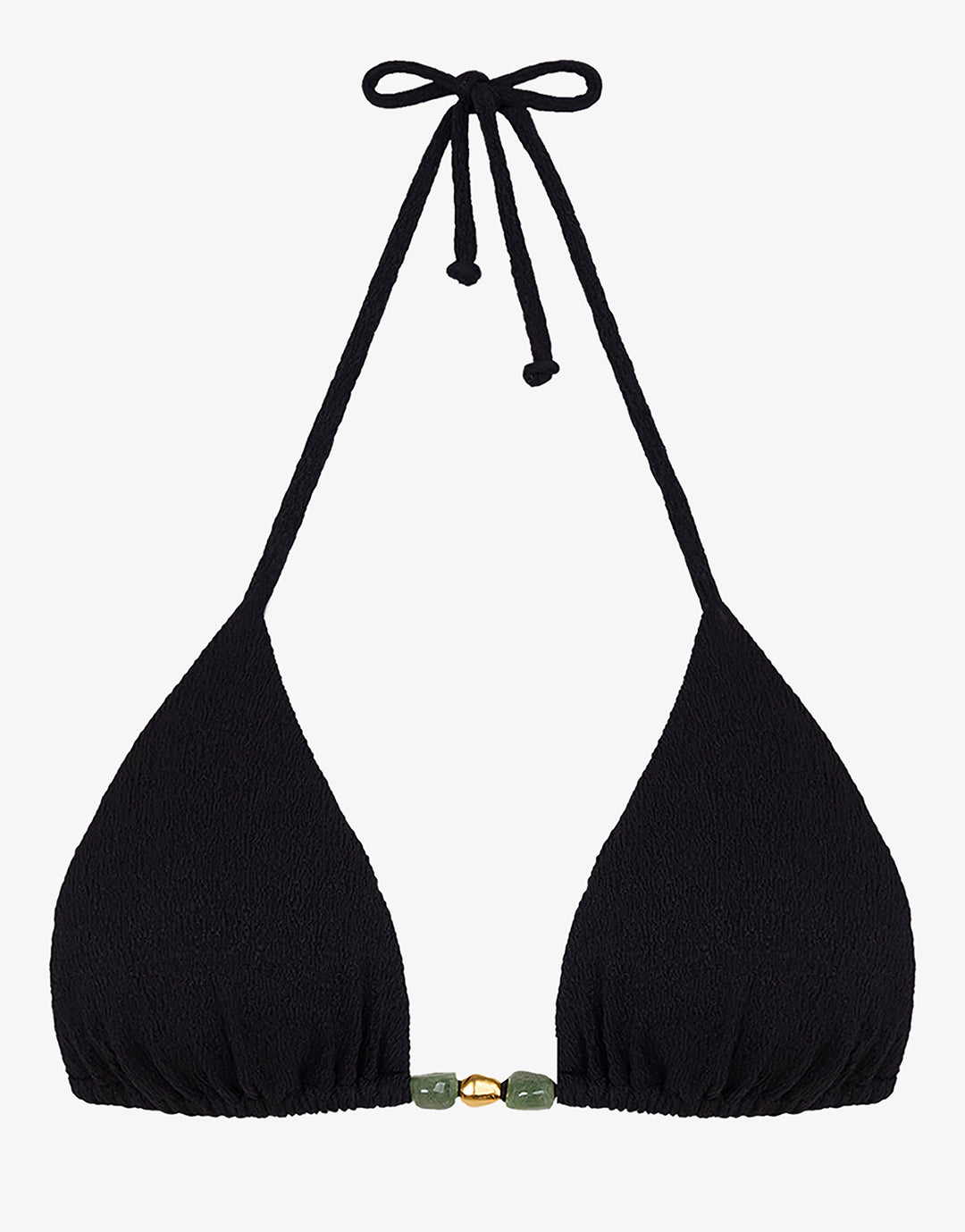 Firenze Kiana Tri Bikini Top - Black - Simply Beach UK