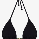 Firenze Kiana Tri Bikini Top - Black - Simply Beach UK