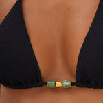 Firenze Kiana Tri Bikini Top - Black - Simply Beach UK