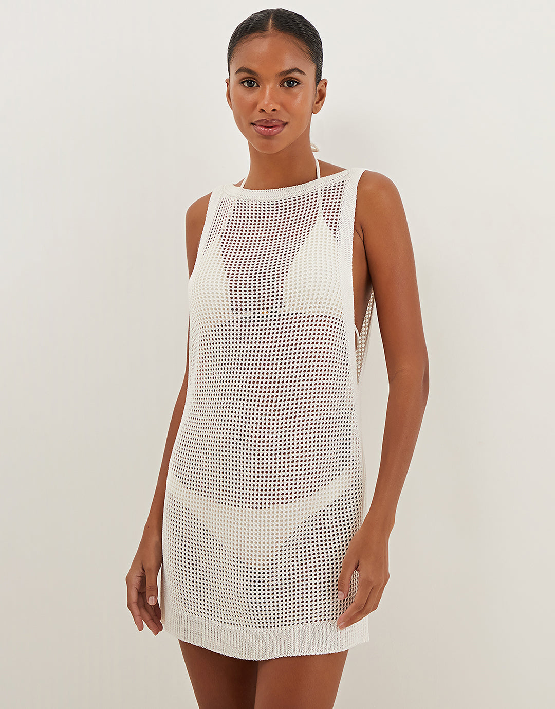 Erika Short Cover Up - White - Simply Beach UK