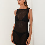 Erika Short Cover Up - Black - Simply Beach UK