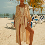 Vanessa Sequin Kimono - Melon - Simply Beach UK