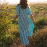 Yin-Yang Kaftan - Blue - Simply Beach UK