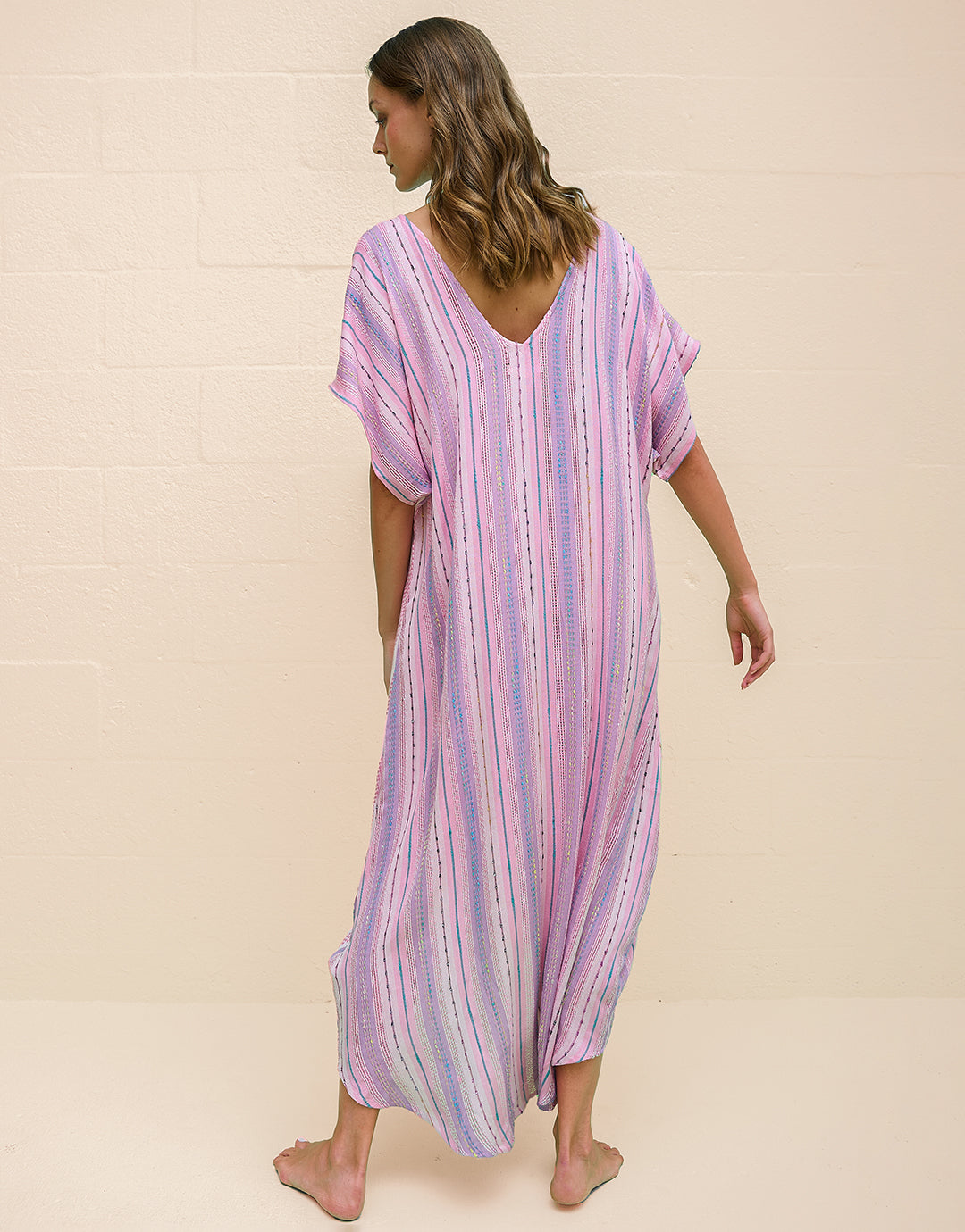 Yin-Yang Kaftan - Pink - Simply Beach UK