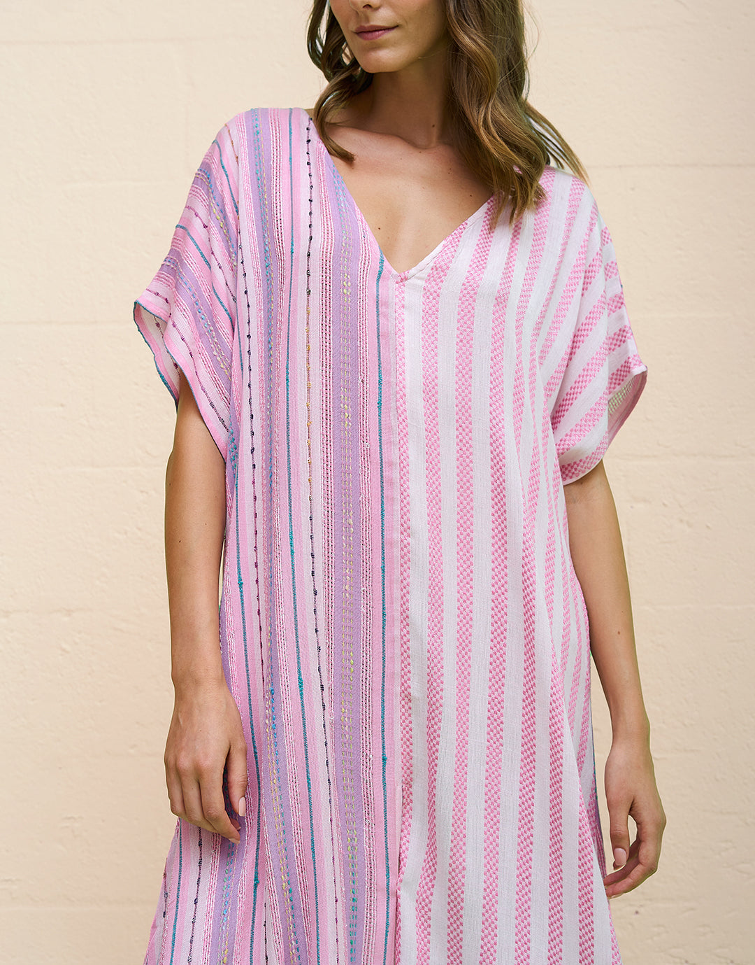 Yin-Yang Kaftan - Pink - Simply Beach UK