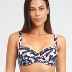 Alika Balcony Bikini Top - Animal - Simply Beach UK