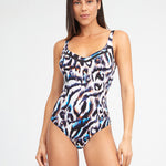 Alika Underwired Swimsuit - Animal - Simply Beach UK