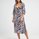 Alika Beach Dress - Animal - Simply Beach UK