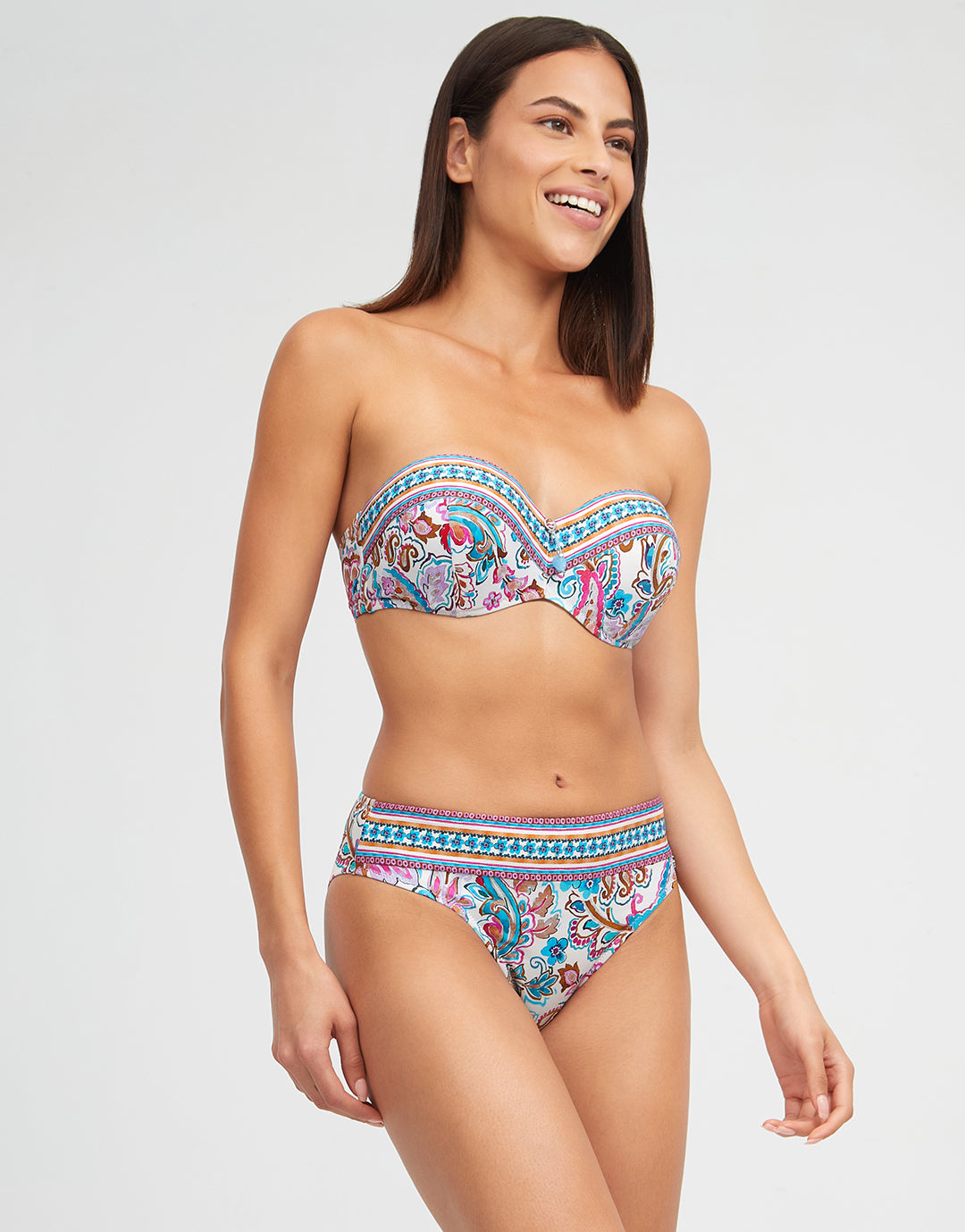 Laia Underwired Bandeau Bikini Top - Simply Beach UK