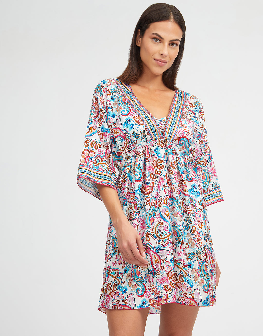 Laia Gathered Beach Dress - Simply Beach UK