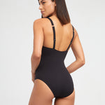 Olivia Freedom V Neck Swimsuit - Black - Simply Beach UK