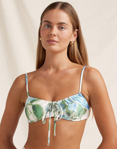 Isles Solstice Crop Bikini Top - Watercolour - Simply Beach UK